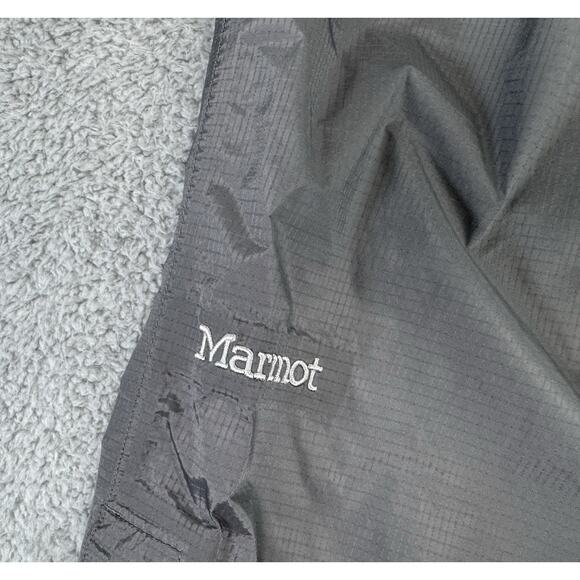 Marmot PreCip Waterproof Hiking Rain Pants Elastic Waist Pocket Gray Men XL - Picture 2 of 16